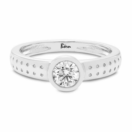 BORN 14K 1/2ct Lab Grown Diamond Solitaire