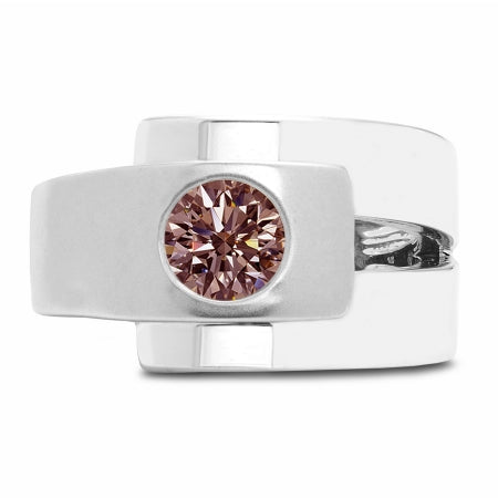 BORN 14K 1ct Brown Lab Grown Diamond Solitaire