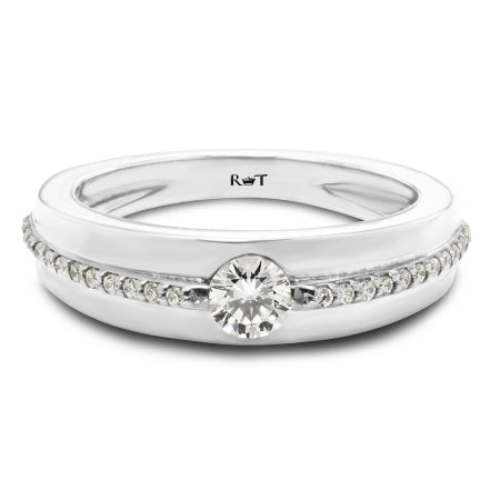 BRIDGES 14K White Gold Diamond Ring