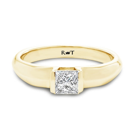 Euro Collection 14K Rose Gold Engagement Ring