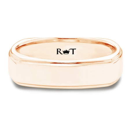 Euro Collection 14K Rose Gold Wedding Band