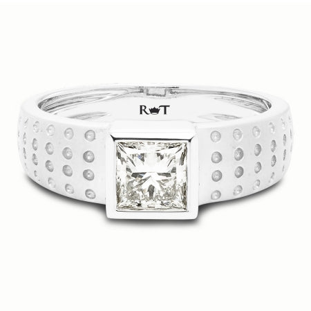 MESH Collection - 14K White Gold 1.25ct Mesh Diamond Solitaire