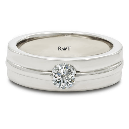 BRIDGES 14K White Gold Solitaire