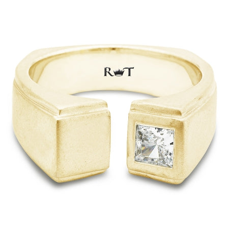WED Collection - 14K Yellow Gold 1/2ct Sophisticated Diamond Solitaire